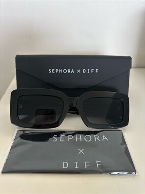 Sephora x Diff Black Sunglasses